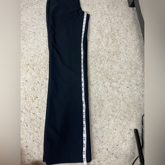 ASOS Design Flat Panel High Waist Straight Leg Trousers Black Size 0 - Picture 10 of 12